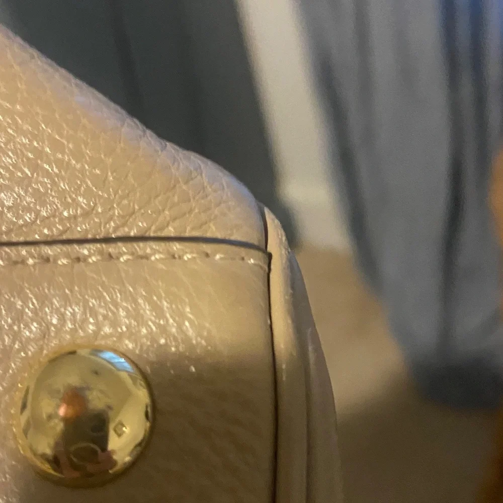 Coach Pebbled Leather Tote in Taupe - Picture 7 of 15
